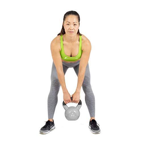 40 lb Vinyl Coated Cast Iron Kettlebells V80843