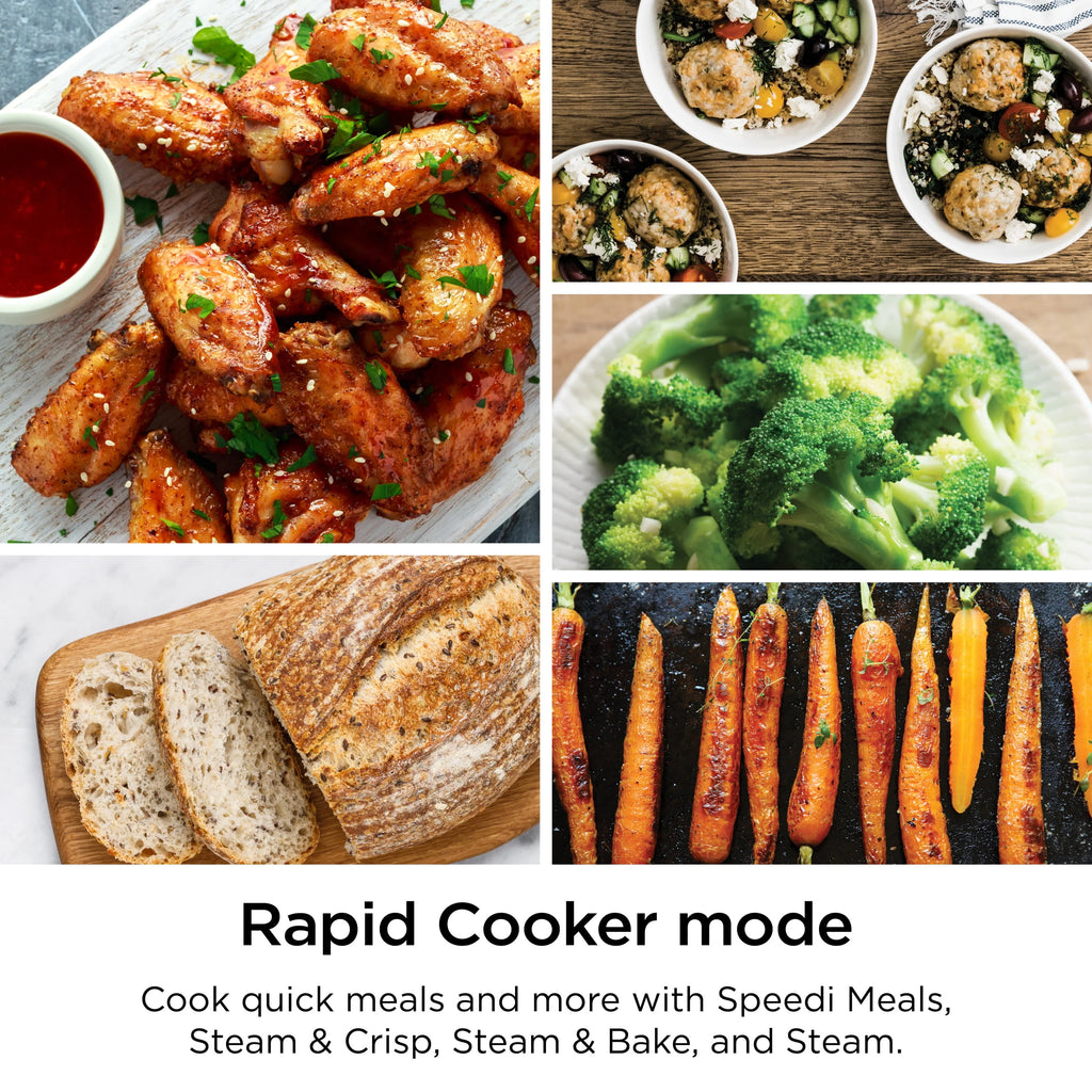 6-Qt. 10-in-1 Rapid Cooker & Air Fryer M90010