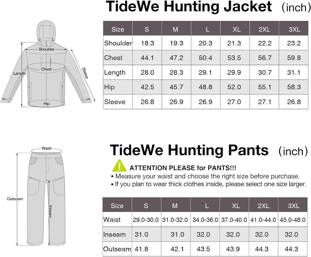 Hunting Jacket and Pants with Fleece Lining P23708