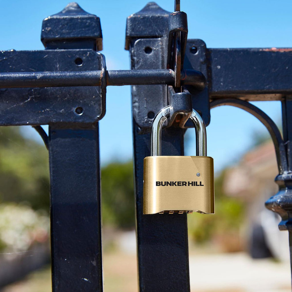 2 in. Solid Body Brass Combination Padlock W712987