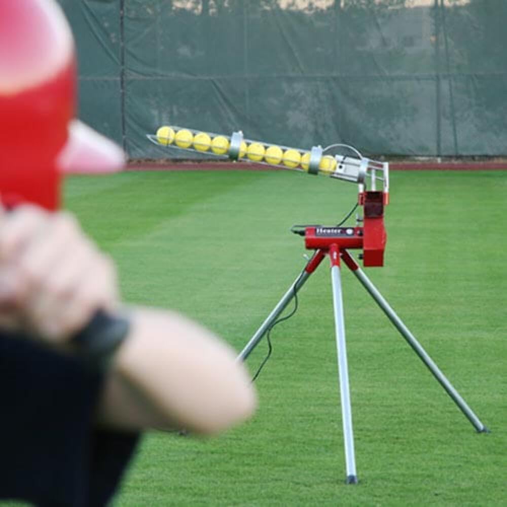 Softball Pitching Machine with 9 Ball Automatic Feeder D27965
