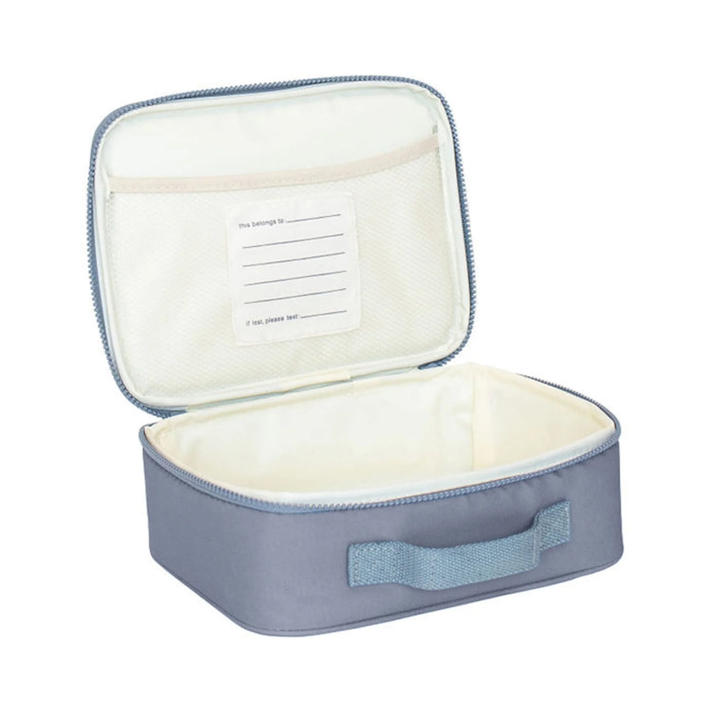 Blue Insulated Recycled Fabric Lunch Bag F49899