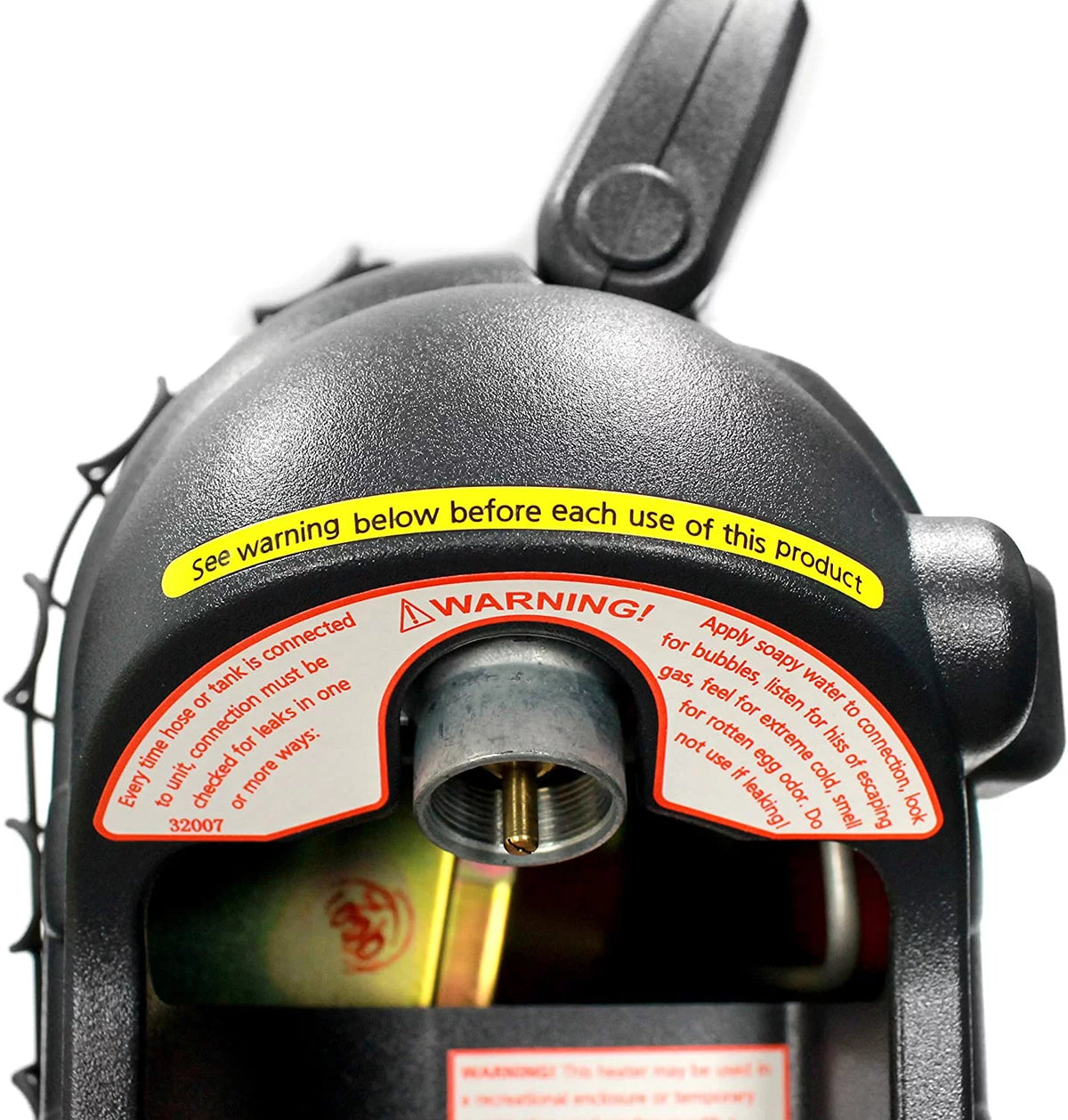 Red-Black Portable Propane Radiant Heater C344
