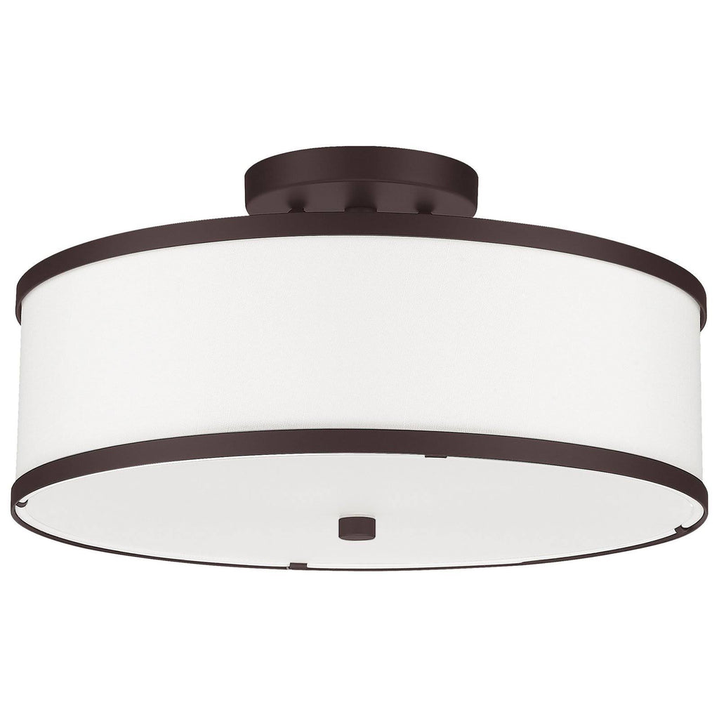 Bronze 3 Light Ceiling Mount I7465