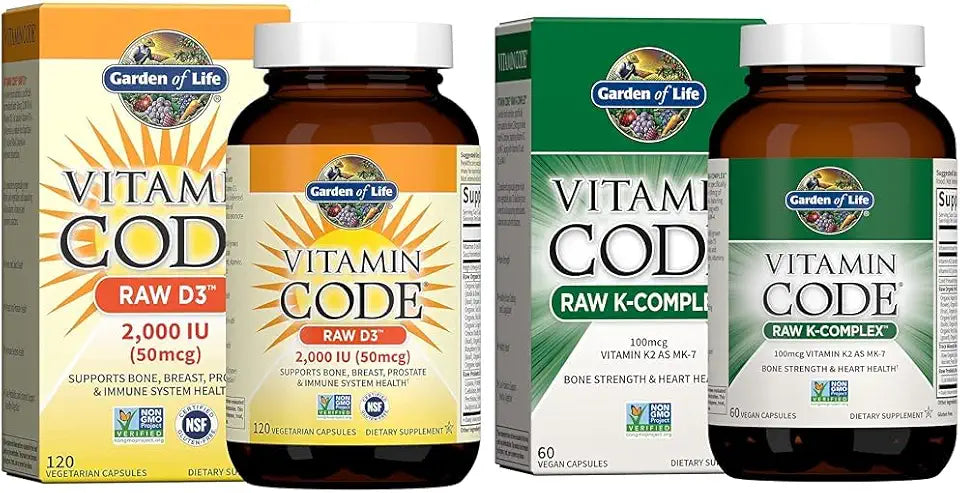 Vitamin D3 K2 K1 Whole Food Supplement J51316