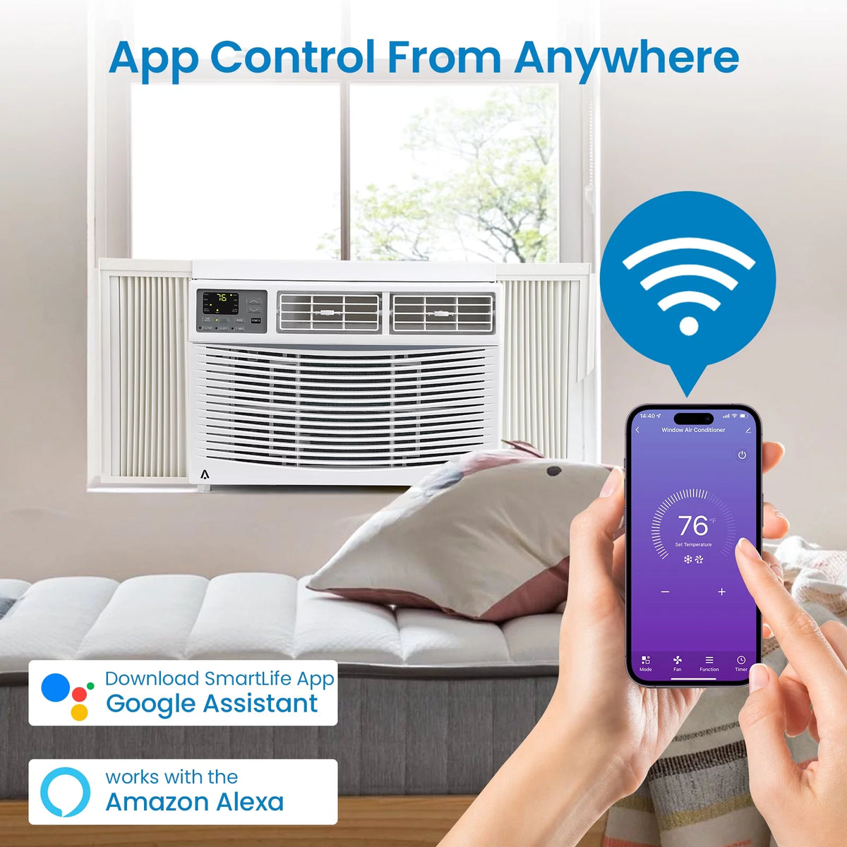 5000 BTU Window Air Conditioner with Mechanical Controls H1265