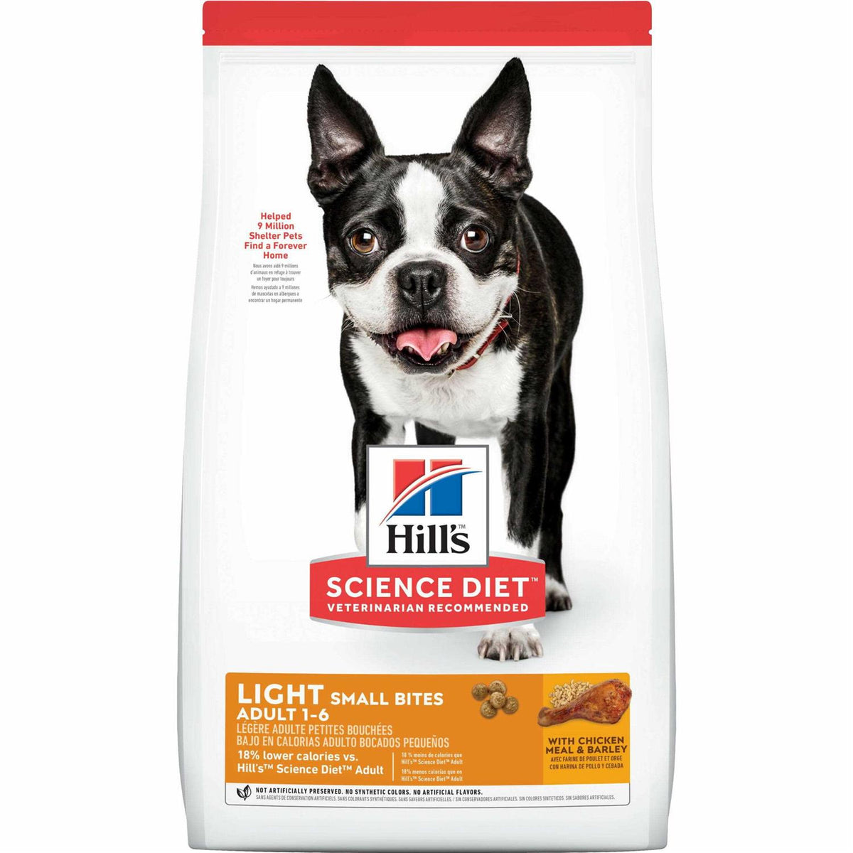 Adult Light Small Bites Chicken Meal & Barley Dry Dog Food E989379