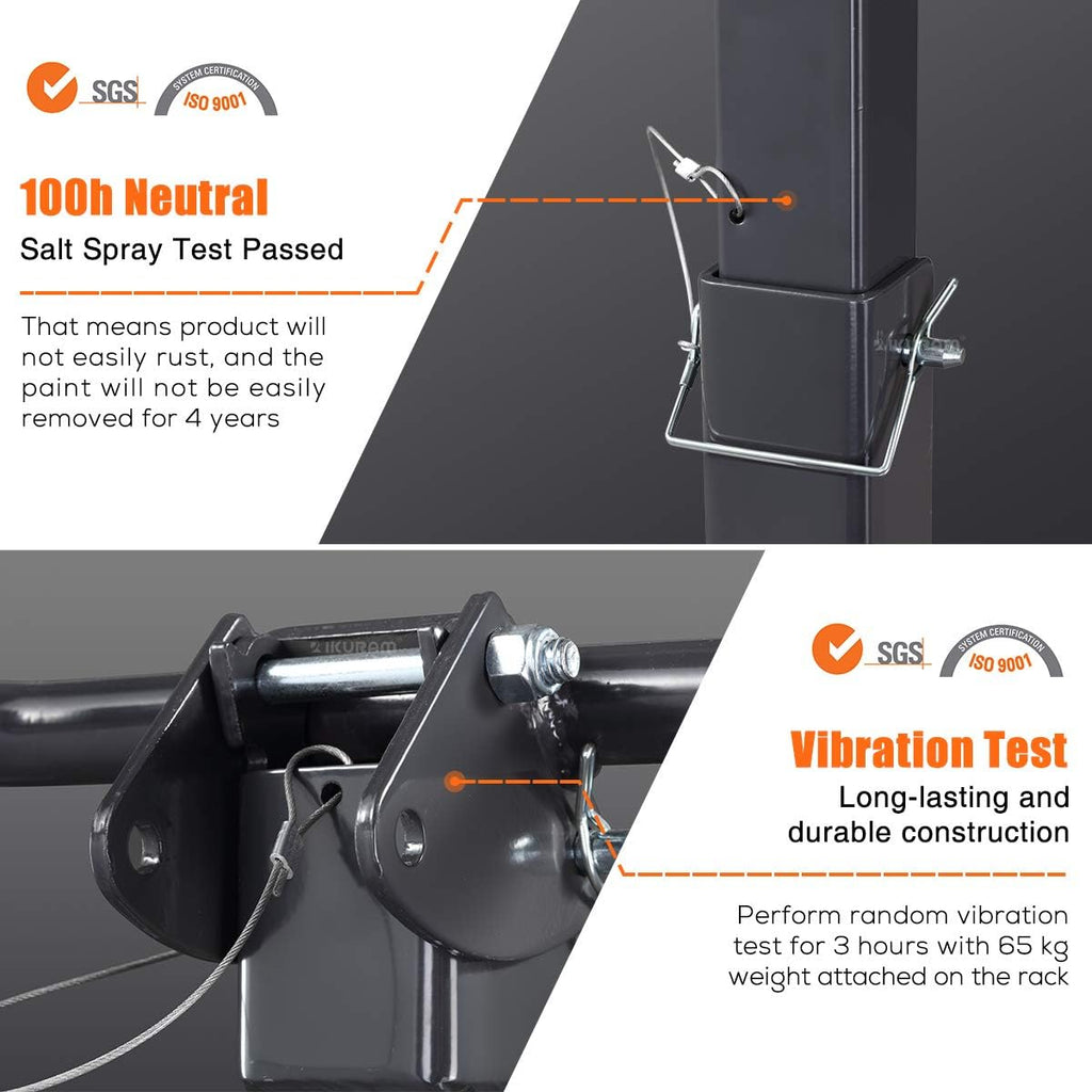 4 Bike Hitch Mount Double Foldable Rack P701