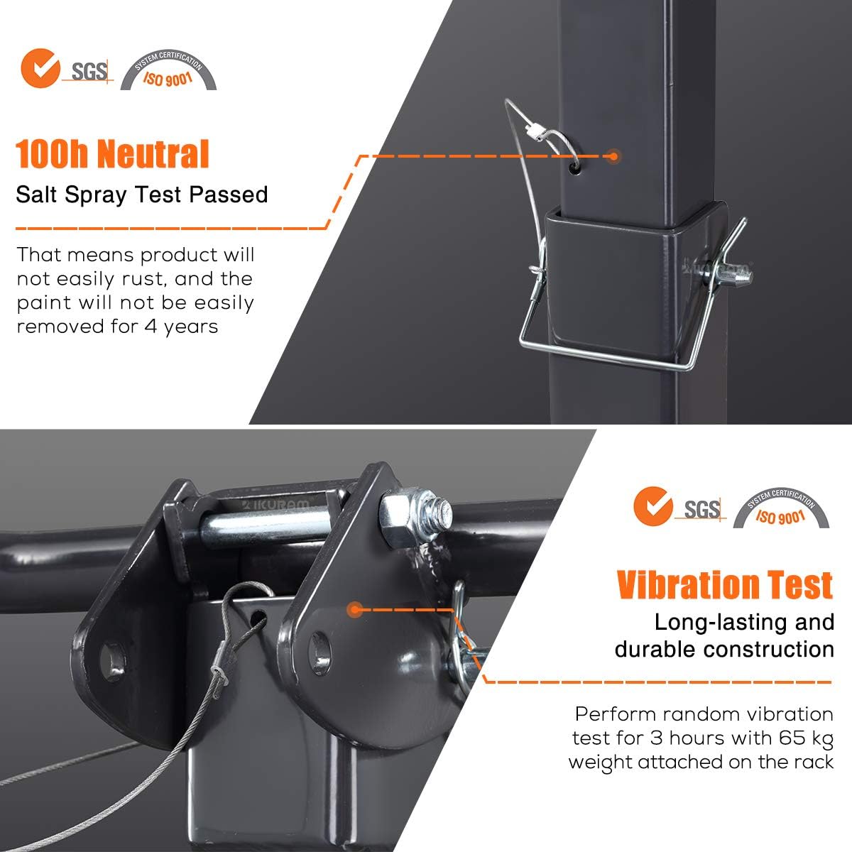 4 Bike Hitch Mount Double Foldable Rack P701