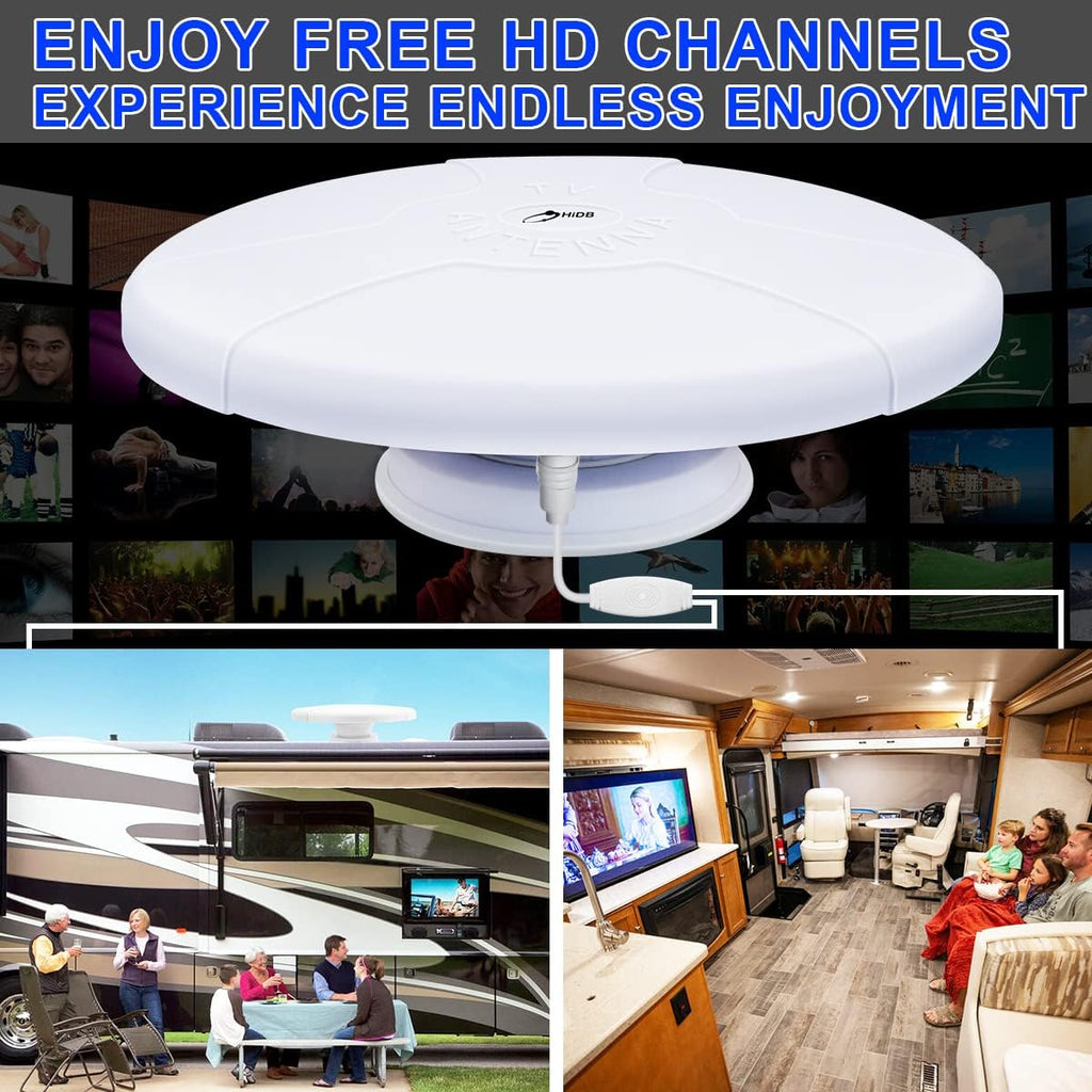 Amplified Digital HD TV Antenna with Magnetic Base A1352