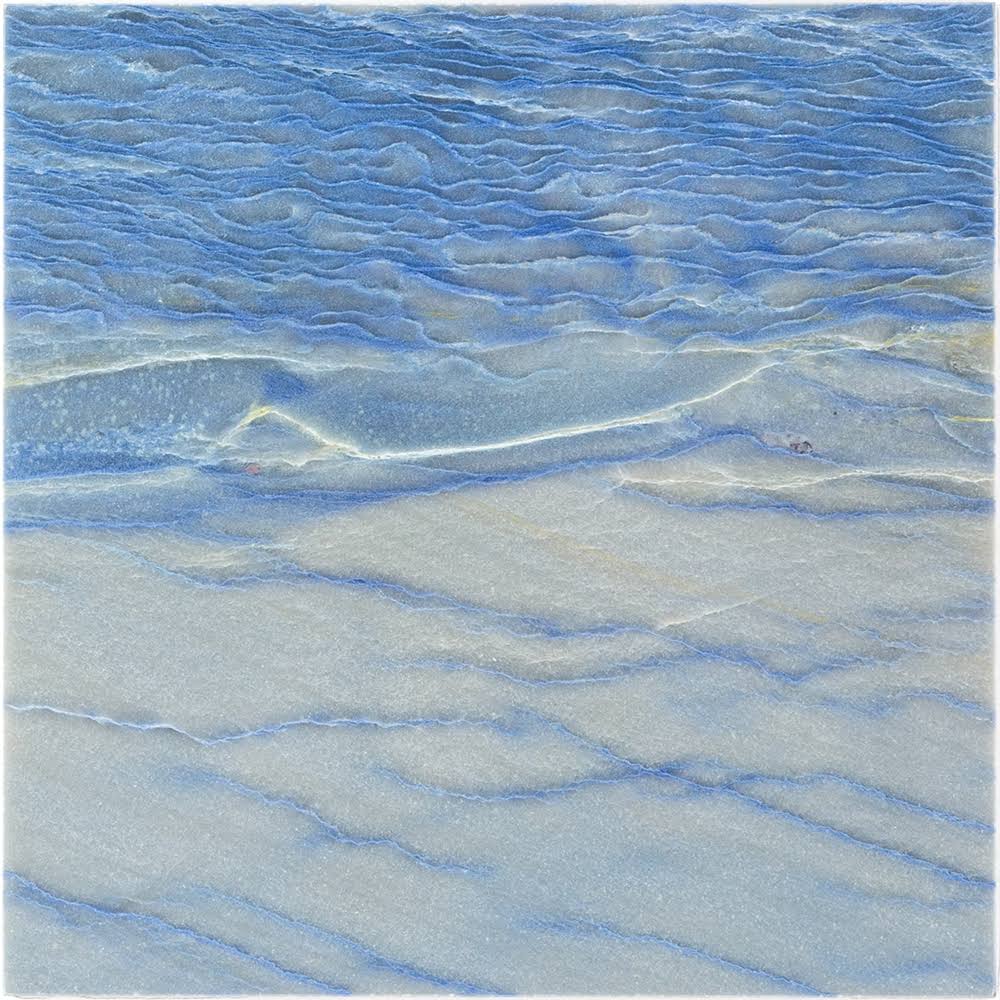 Blue 12x12 Polished Marble Mosaic Tile K179
