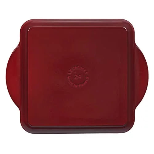9.5" Enameled Cast Iron Square Skillet Grill E522