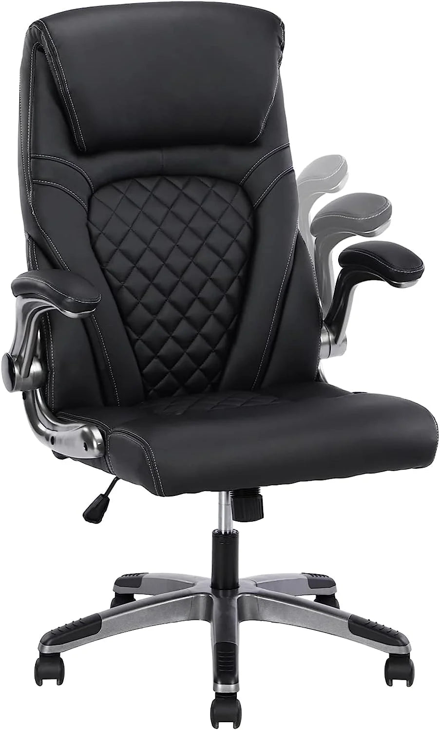 Black Ergonomic Office Chair with Lumbar Support D647122
