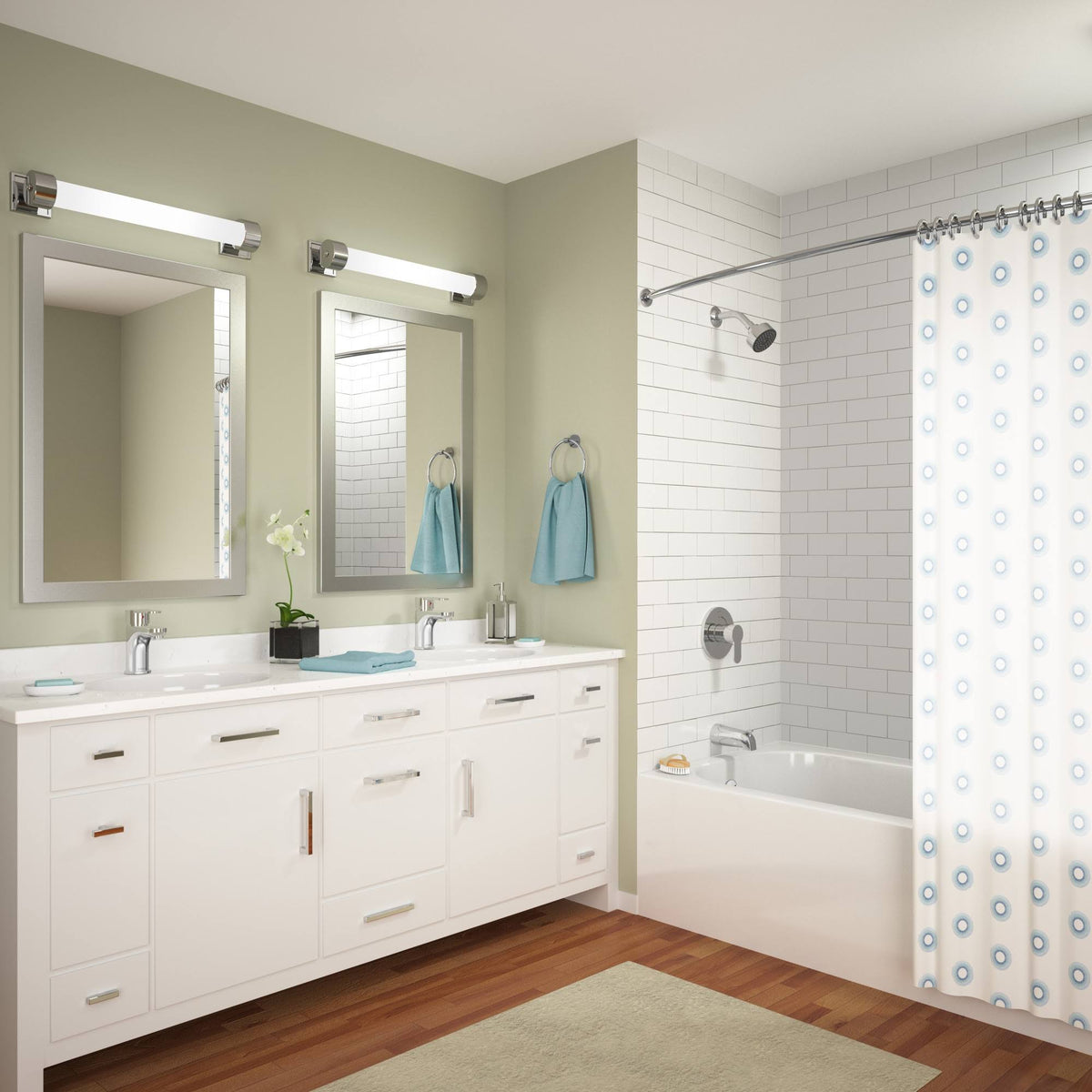 Polished Chrome Single Hole Bathroom Faucet S931