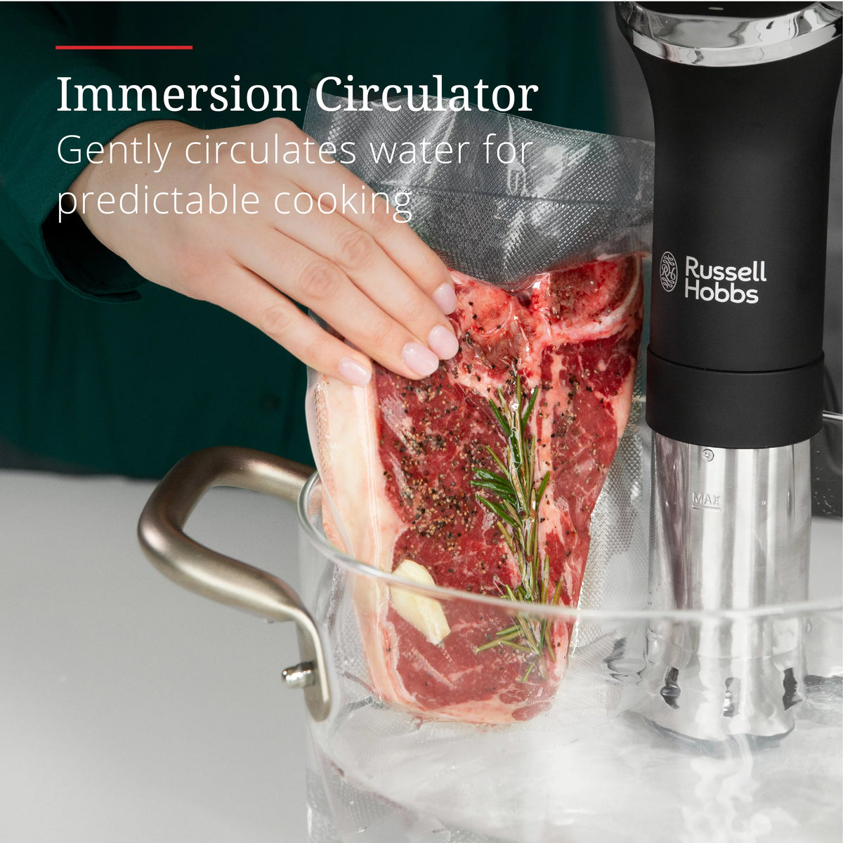 Sous Vide Precision Cooker with Immersion Circulator, Black T44353