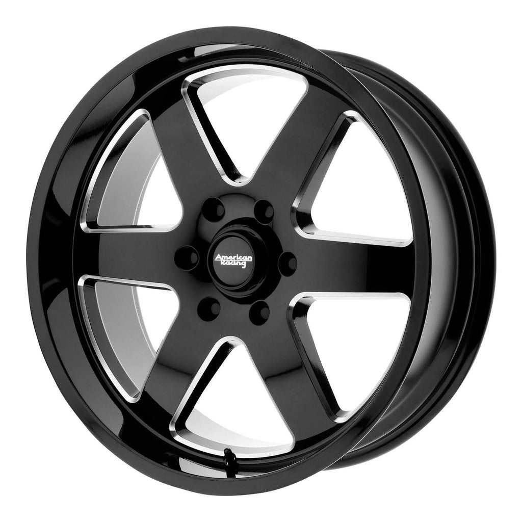 Black Milled 17x8.5 Wheel W287