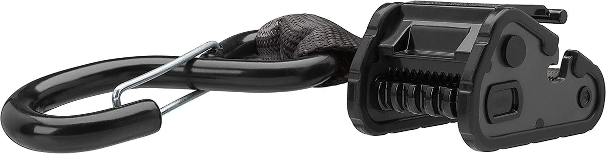 Cambuckle Tie Down, 1.5in x 8ft, 2100lb, Gray, 2 Pack R218