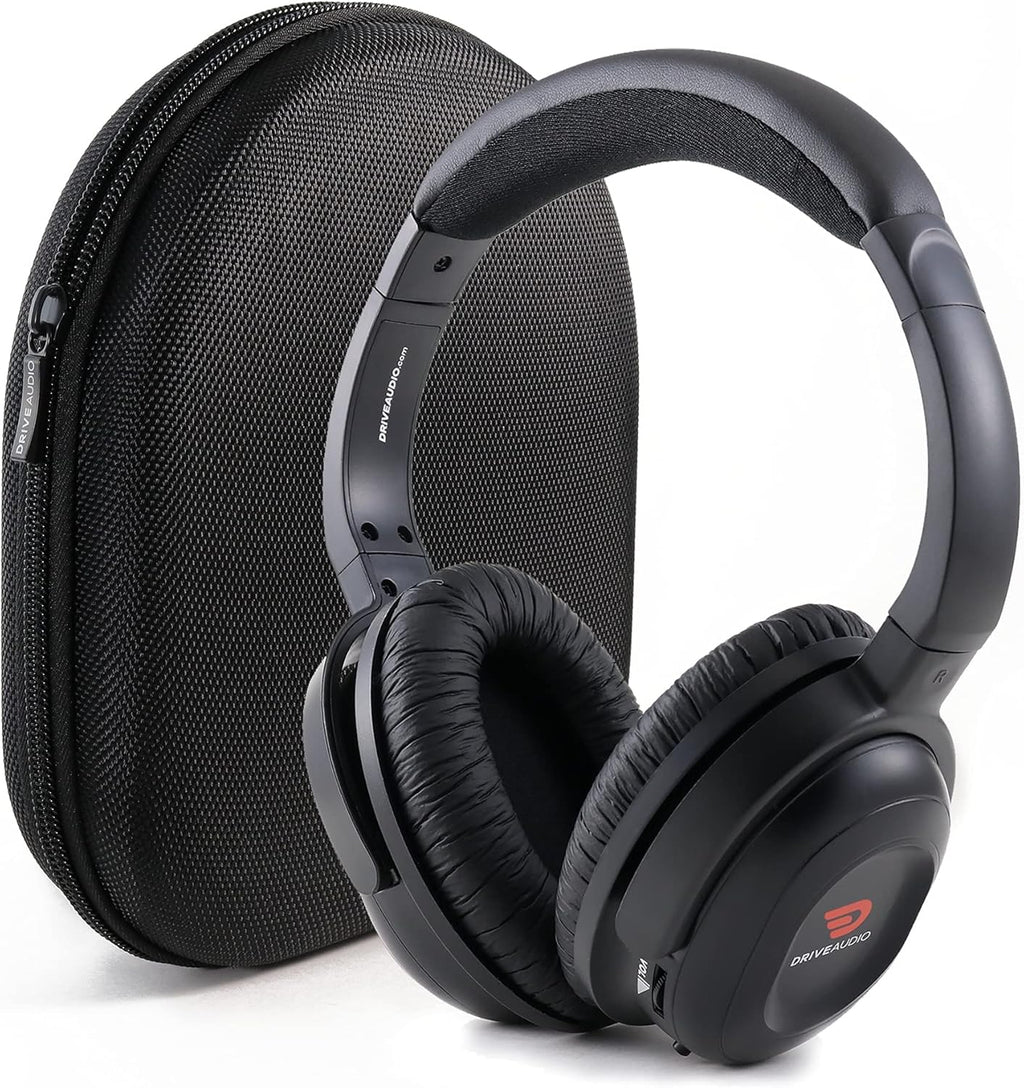 Headphones with Hard Shell Travel Case Y4228