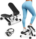Mini Stepper with Resistance Band, 120KG Load X862