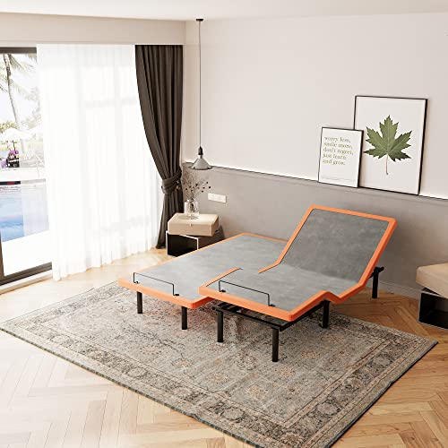 Split King Adjustable Bed Frame with Mattress A2102