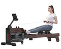 Rowing Machine with 350lb Weight Capacity and LCD Monitor C63202