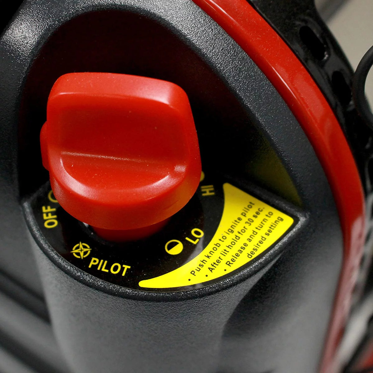 Red-Black Portable Propane Radiant Heater C344