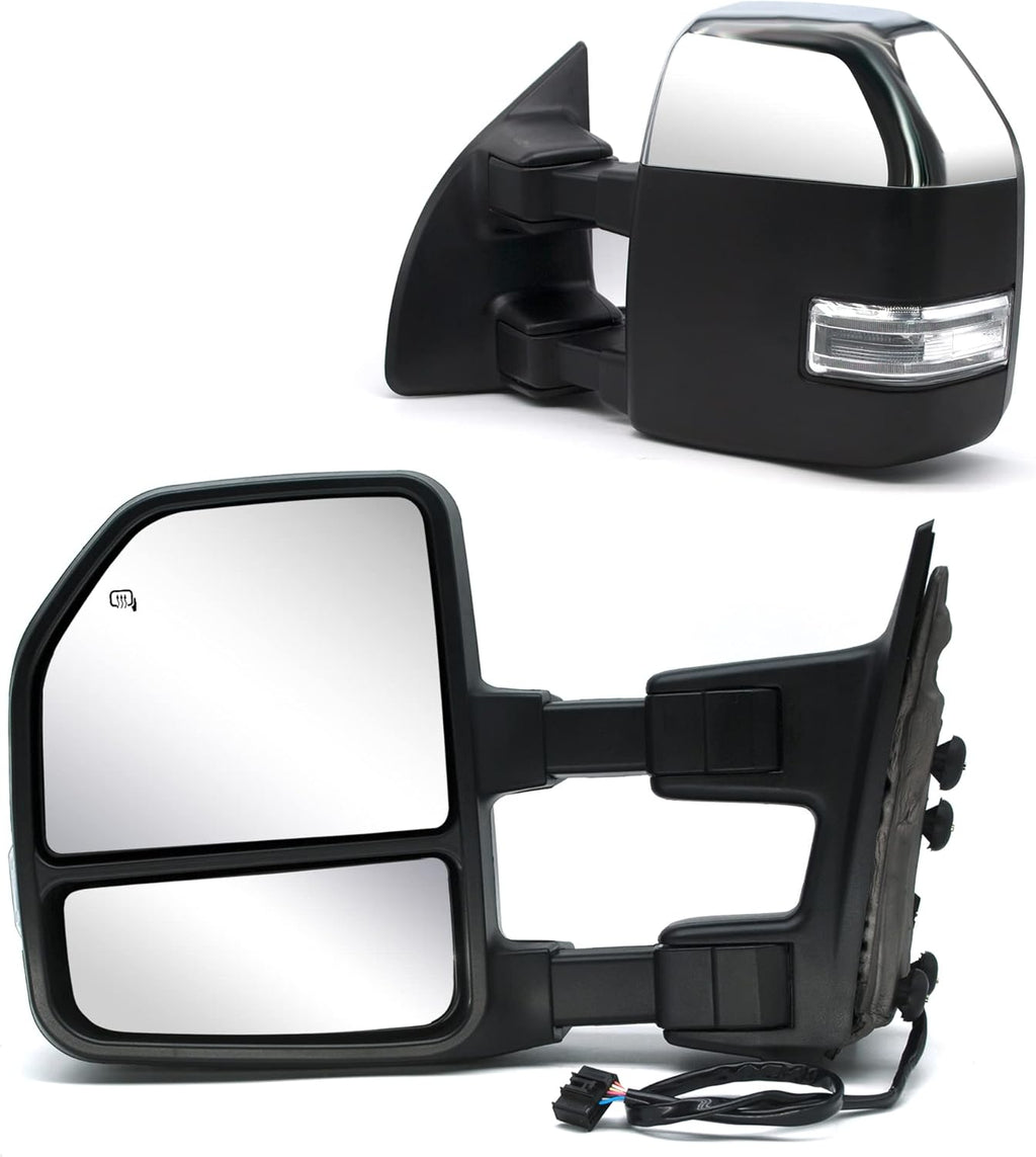 Black Power Heated Towing Mirror X92411