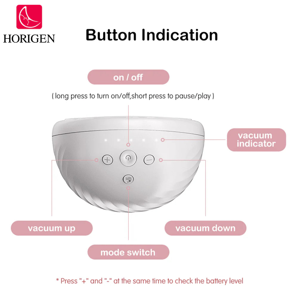 Double White Electric Wearable Breast Pump B684
