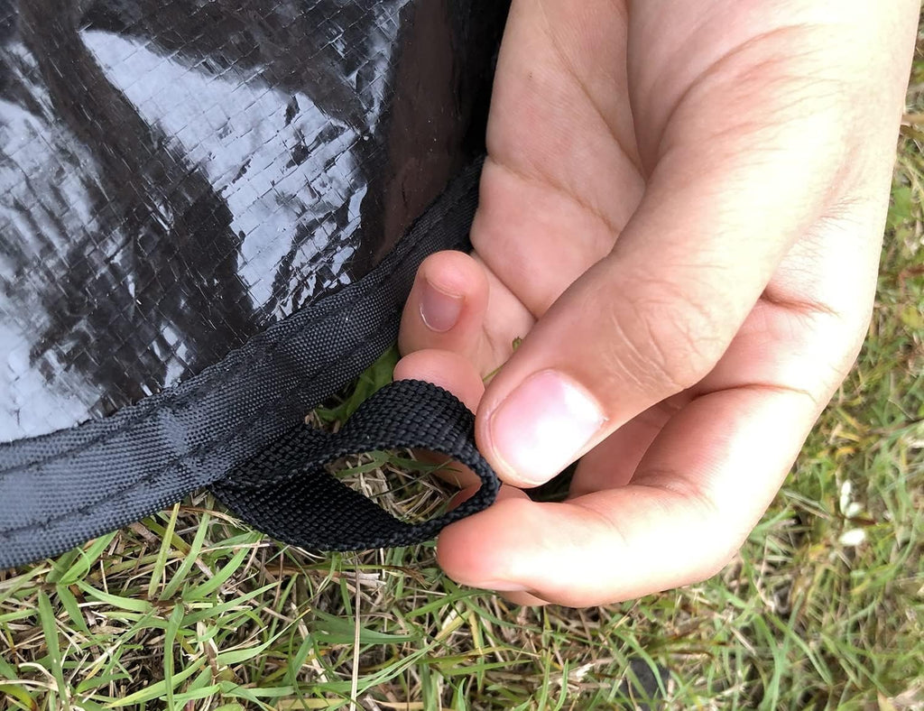 Black Waterproof Groundsheet Tarp for Camping B9710