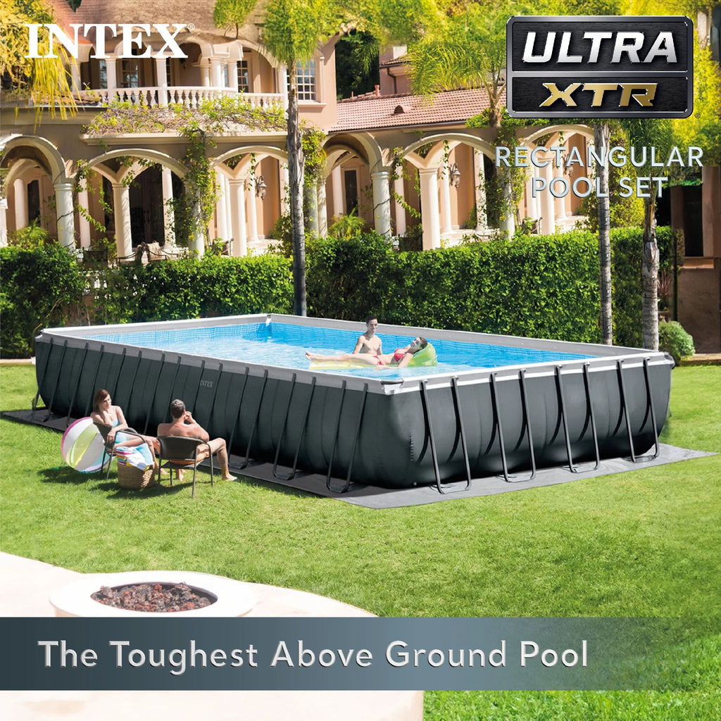 Rectangular Above Ground Swimming Pool Set F8214