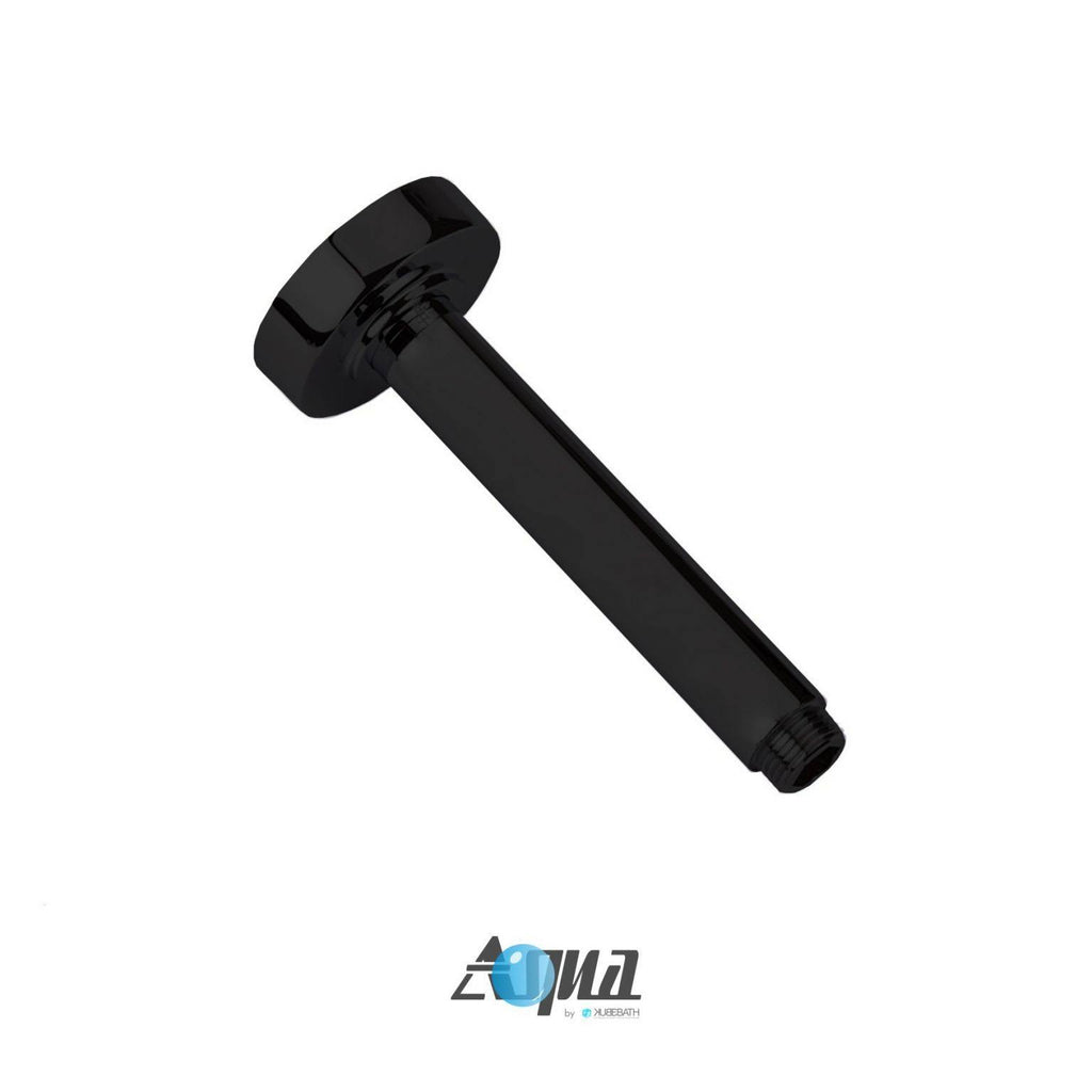Matte Black 8 inch Rain Shower Head Shower Set N418280