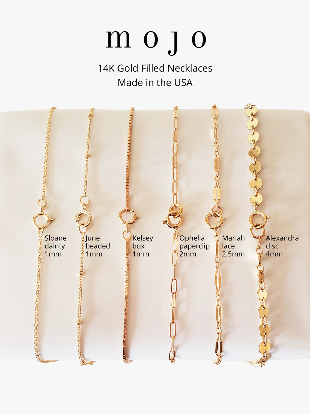 14k Yellow Gold Filled Necklace U530