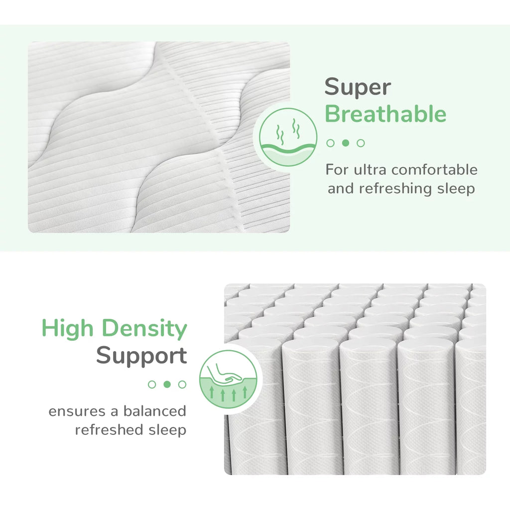 Queen Size Memory Foam Hybrid Mattress A21215
