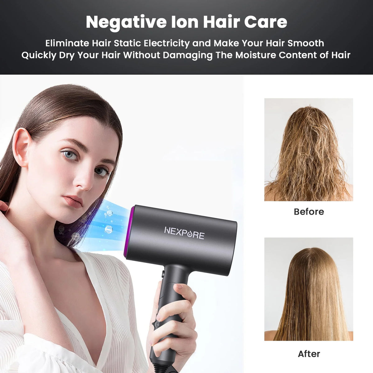 1800W Ionic Hair Dryer with Diffuser W942791
