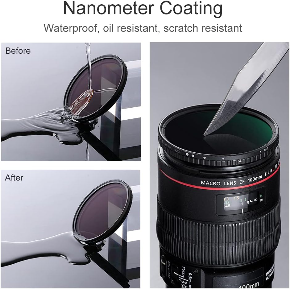 67mm Variable ND Filter ND8-ND128 HD VND Filter V163863