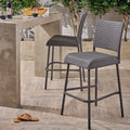 29.5 Inch Wicker Barstools Set of 2 J3081