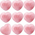 Rose Quartz Heart Worry Stone Pack of 10 X98292