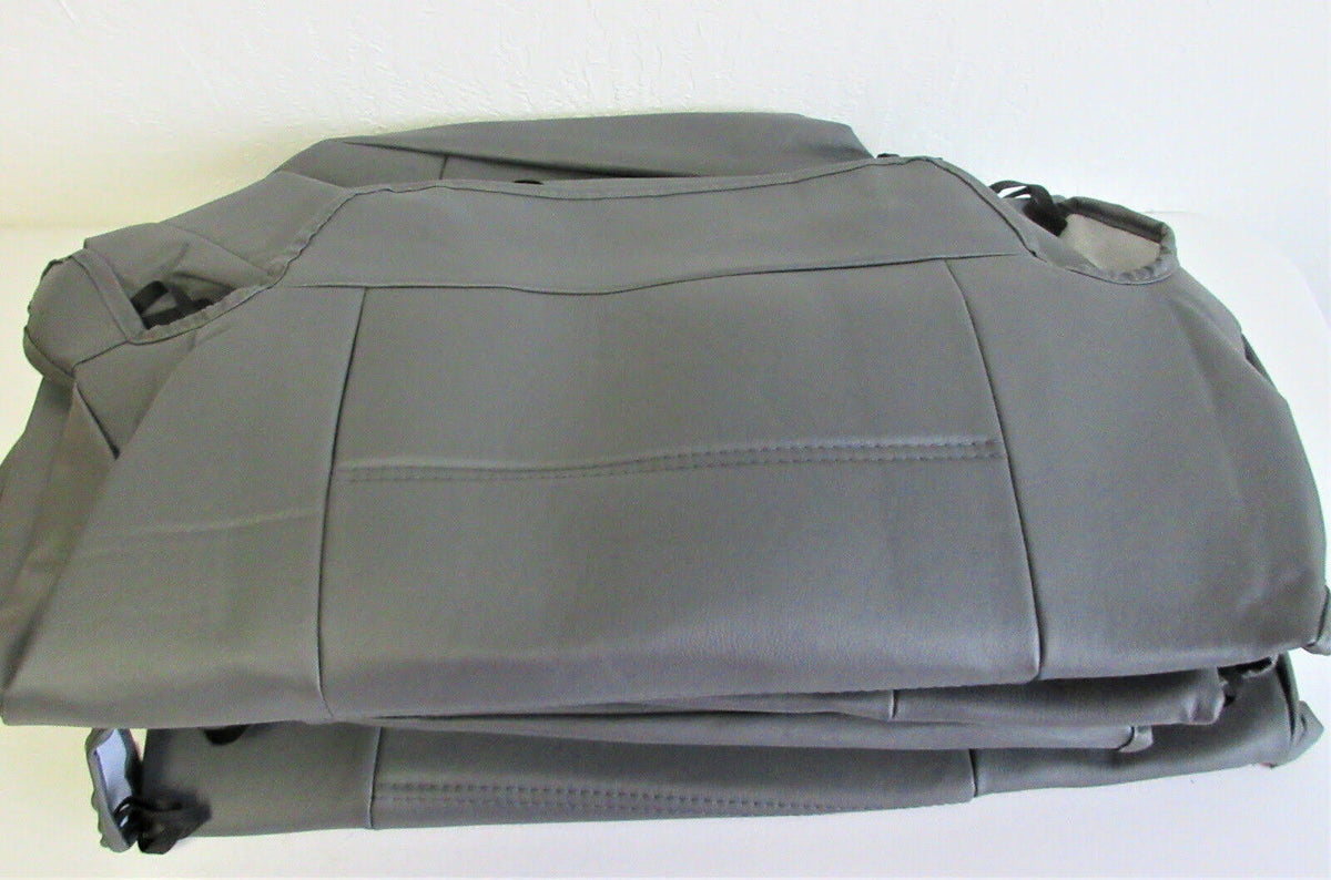 Gray PU Leather Seat Covers for SUV and Pick Up Trucks A972407