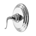 Matte White Shower Pressure Trim D1886