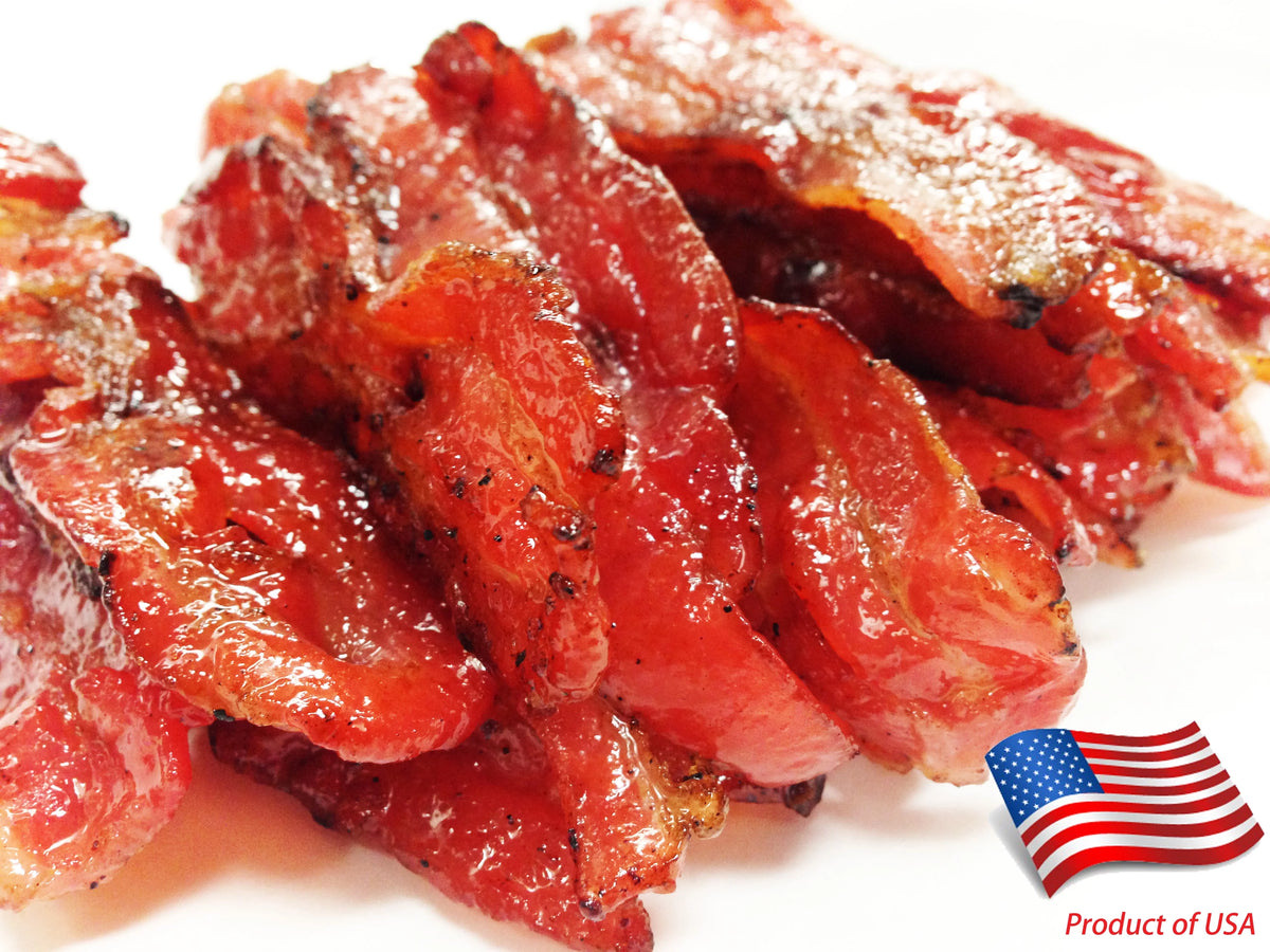 Fire-Grilled Bacon Jerky Original Flavor 8 oz S4273