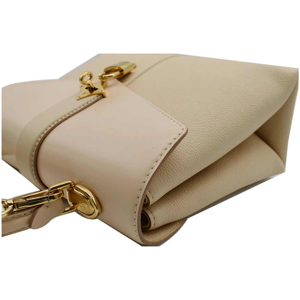 Pre-owned Grained Leather Top Handle Crossbody Bag M59705