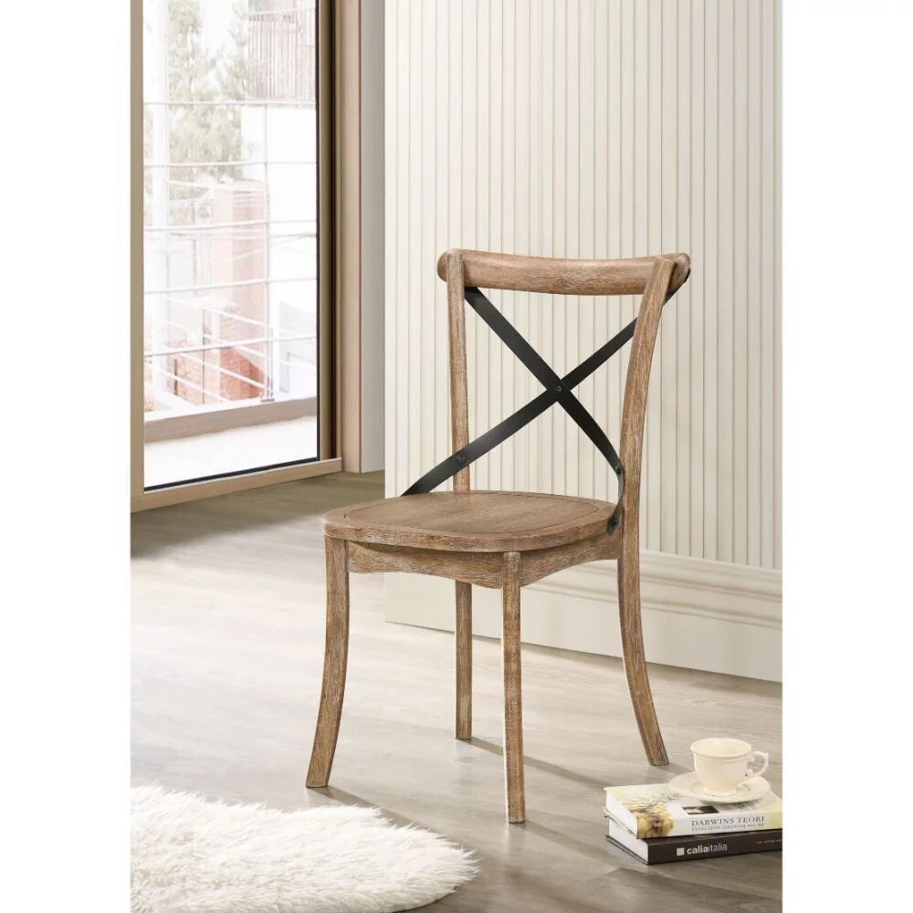 Wooden Dining Side Chairs 4pc Set I7661