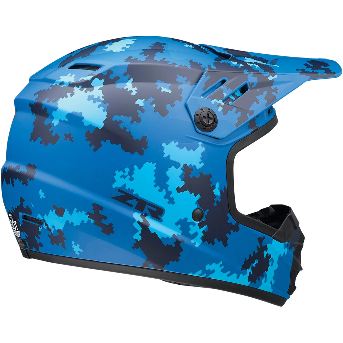 Youth MX Offroad Helmet Blue MD H424
