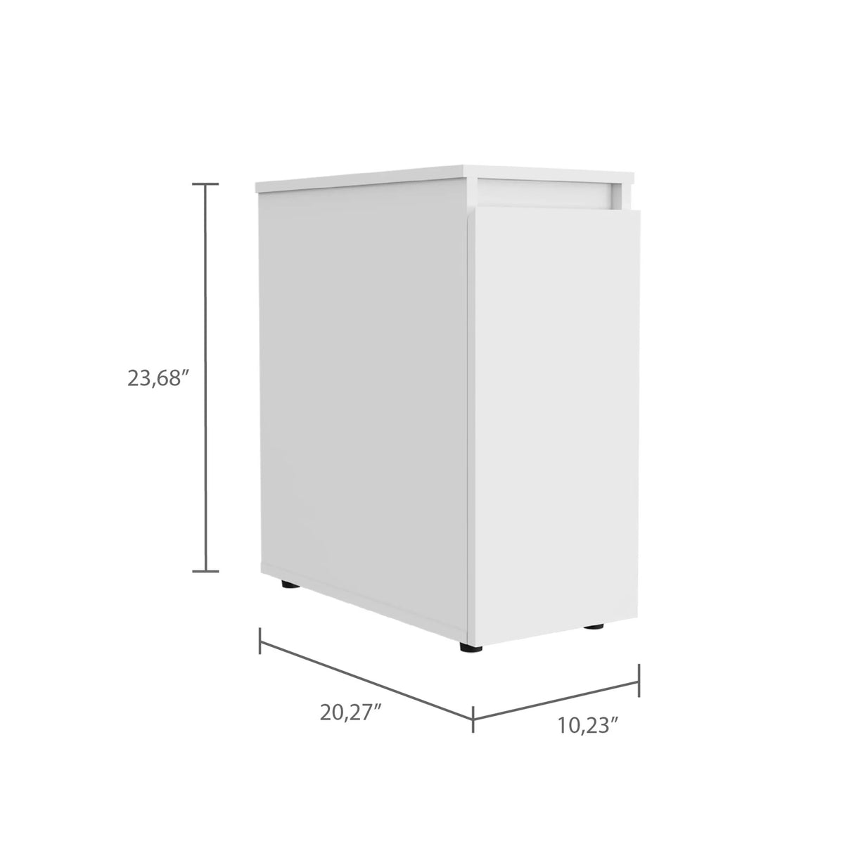 White Bathroom Storage Cabinet H80997
