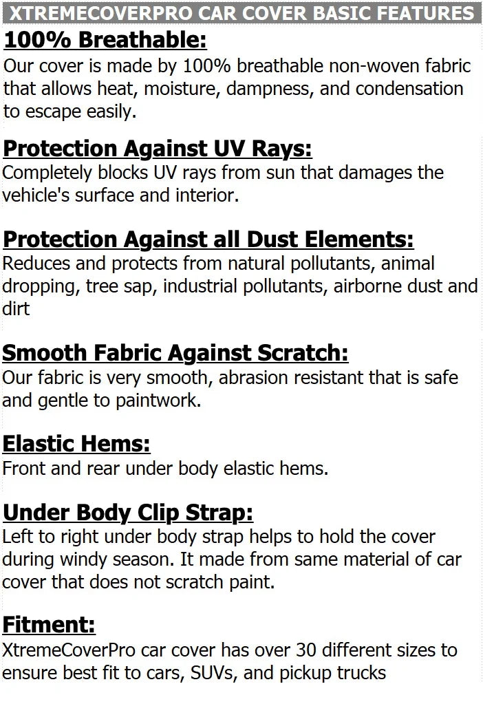 Black Car Cover Q5215