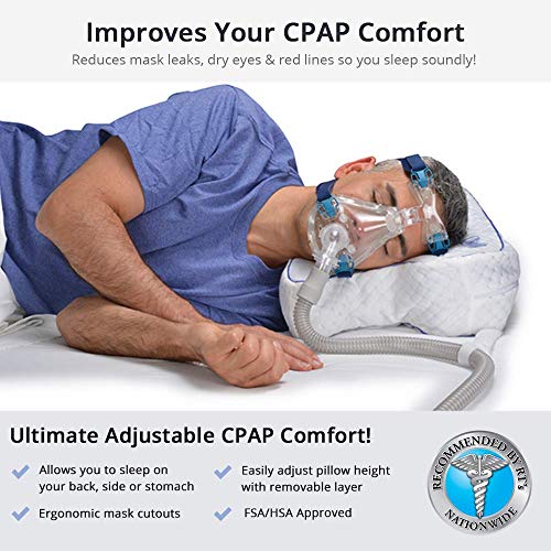Cool CPAPMax Pillow with White Pillowcase H426469