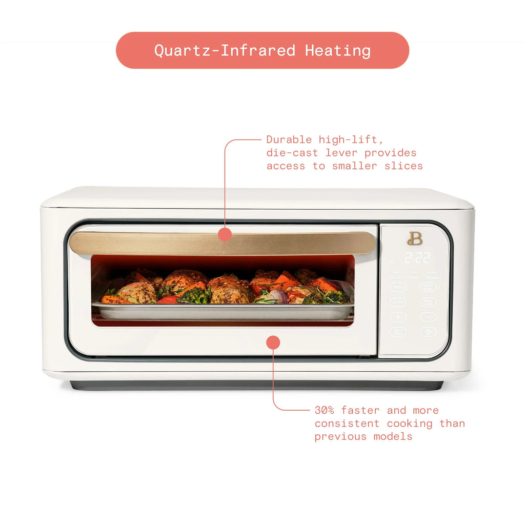 Infrared Air Fry Toaster Oven, 9-Slice, 1800 W, White S267836