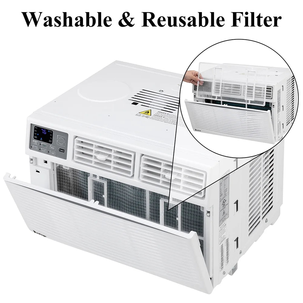 8,000 BTU Window Air Conditioner with Remote Control L459324