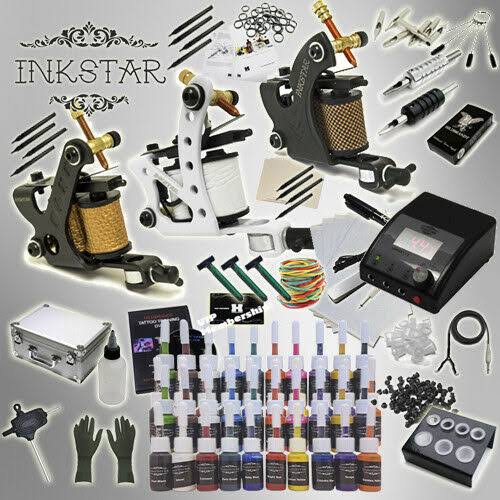 Tattoo Kit 3 Machine 40 Ink R524