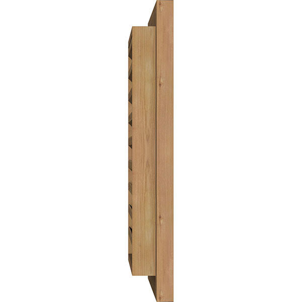 Unfinished Functional Vertical Gable Vent N43773